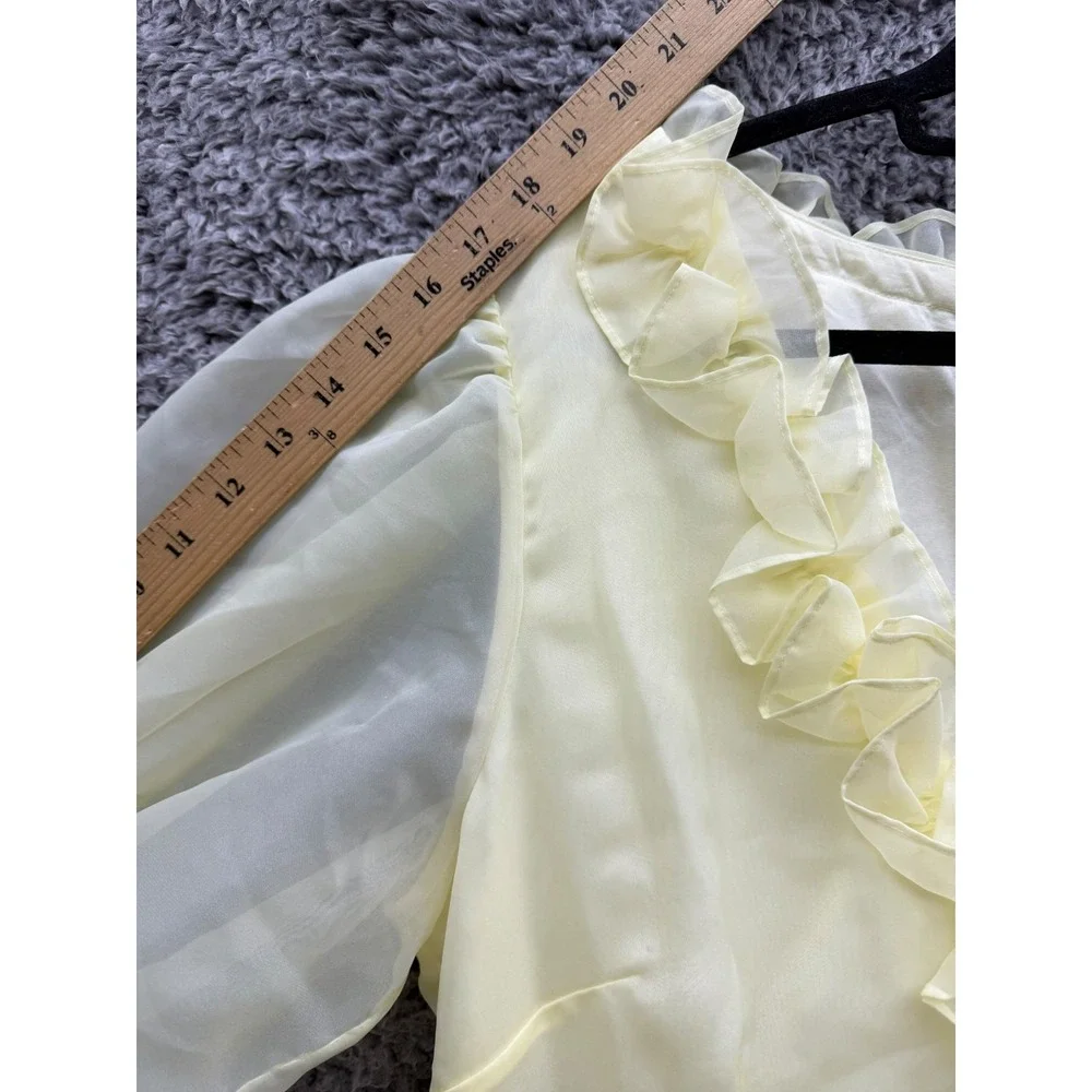 NWD Selkie Dole Whip Marie Gown Maxi Dress Sunshine Yellow Womens Plus Size 1X